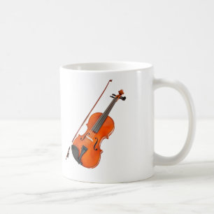 Mooie altviool muziekinstrument koffiemok