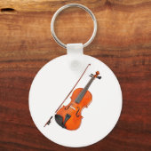 Mooie altviool muziekinstrument sleutelhanger (Voorkant)