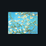 Mooie amandelblauw met antiek schilderblauw canvas afdruk<br><div class="desc">Mooie amandelblauw antiek schilderij blauw wit geel afbeelding</div>