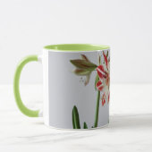 Mooie Amaryllis-bloemen en custom+name Mok (Links)