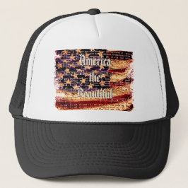 Mooie Amerika-WBK Patriotische Hoed Trucker Pet