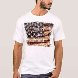 Mooie Amerika, Witte, Patriotische Heren T-Shirt