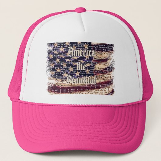 Mooie Amerika-WP Patriottisch Pet (Voorkant)