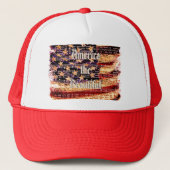 Mooie Amerika-WR Patriottisch Pet (Voorkant)