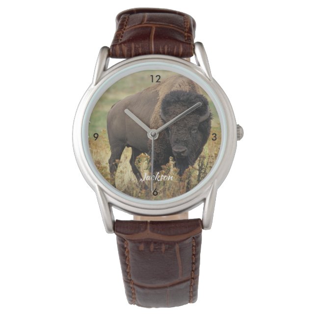 Mooie Amerikaanse Buffel Horloge (Voorkant)