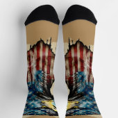 Mooie Amerikaanse vlag Sokken (Top)