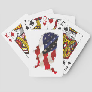 Mooie Amerikaanse vlagkaartdeck voor speelkaarten