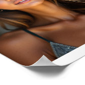 Mooie Amerikaanse vrouwen Poster (Hoek)