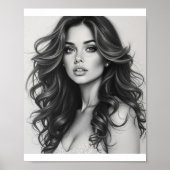 Mooie Amerikaanse vrouwen Poster (Voorkant)