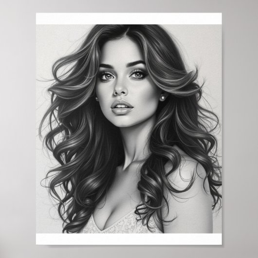 Mooie Amerikaanse vrouwen Poster (Voorkant)