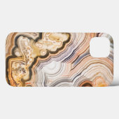 Mooie Amethist Geode met crème en bruin Case-Mate iPhone Case (Achterkant (horizontaal))