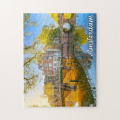 Mooie Amsterdam, Nederland Legpuzzel (Verticaal)