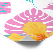 Mooie anananasmotivatie Inspire Poster (Hoek)