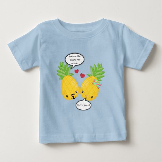 Mooie Ananas Tropische Pina Colada Romantisch (Voorkant)