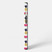Mooie ananas & watermeloen Doodle-patroon iPhone Hoesje (Linkerkant)