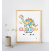 Mooie anders, niet minder | Autisme poster