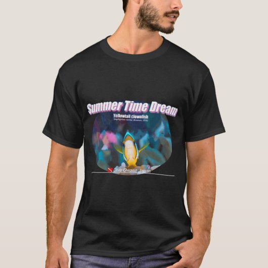 Mooie anemonenvis afdruk t-shirt (Voorkant)