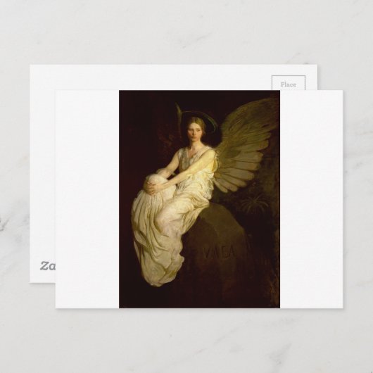Mooie  Angel - Abbott Handerson Thayer Briefkaart (Voorkant / Achterkant)