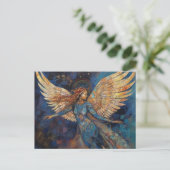 Mooie Angel Collage Briefkaart (Staand voorkant)