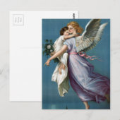 Mooie  Angel en Child Heavens Art Briefkaart (Voorkant / Achterkant)