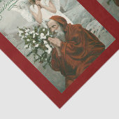 Mooie Angel en Santa Tissue Papier (Detail)