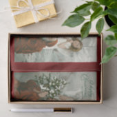 Mooie Angel en Santa Tissue Papier (Geschenk)