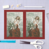 Mooie Angel en Santa Tissue Papier (Craft)