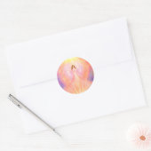 Mooie Angel Guardian Roze Paarse Stickers (Envelop)