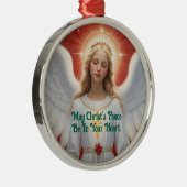 Mooie Angel ronde Ornament (Rechts)