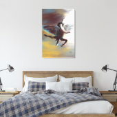 Mooie Angel schilderij Abstract - lavendel Canvas Afdruk (Insitu (Slaapkamer))