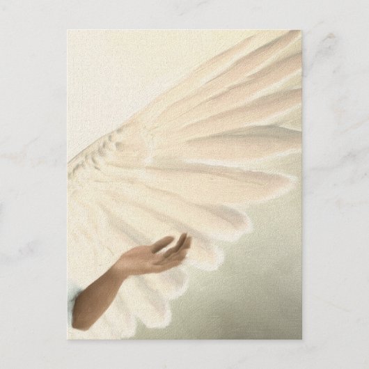Mooie Angel Wings - Caring & Calm Briefkaart (Voorkant)