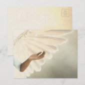 Mooie Angel Wings - Caring & Calm Briefkaart (Voorkant / Achterkant)