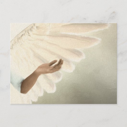 Mooie Angel Wings - Caring & Calm Briefkaart (Voorkant)