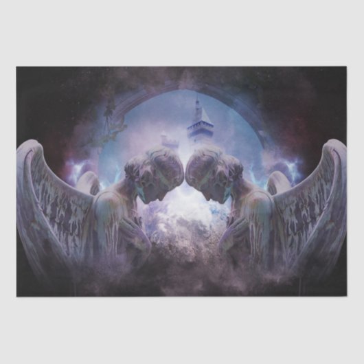 Mooie Angels-decoupage, 15x20 Tissuepapier (Voorkant)