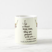 Mooie Angels met Gezegde van Comfort Sketch Koffiemok (Center)