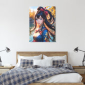 Mooie Anime Art Canvas Afdruk (Insitu (Slaapkamer))