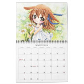 Mooie anime chibi meisjes Agenda 2013 Kalender (Mar 2026)