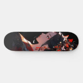 Mooie Anime Geisha Persoonlijk Skateboard (Horizontaal)
