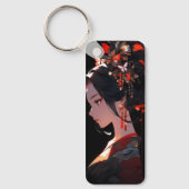 Mooie Anime Geisha Sleutelhanger (Voorkant)