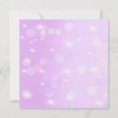 Mooie Anime Girl Glitchcore Bloemen Kaart (Achterkant)