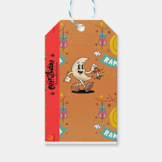 Mooie Anime Halvemaan Ramadan Cadeaubijslage Cadeaulabel