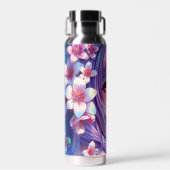 Mooie anime meisje met Paarse haren Waterfles (Voorkant)