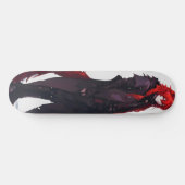 Mooie anime rode wolf persoonlijk skateboard (Horizontaal)