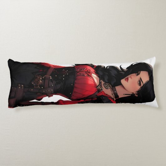 Mooie anime vrouw fantasie lichaamskussen (Achterkant)