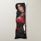 Mooie anime vrouw fantasie lichaamskussen (Achterkant (Verticaal))