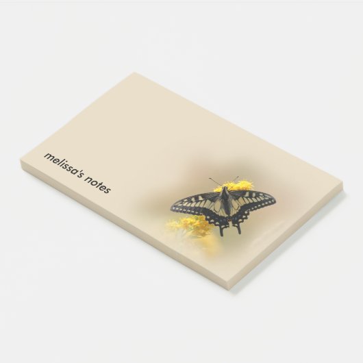 Mooie Anise Swallowtail Butterfly in the Sun Post-it® Notes (Schuin)