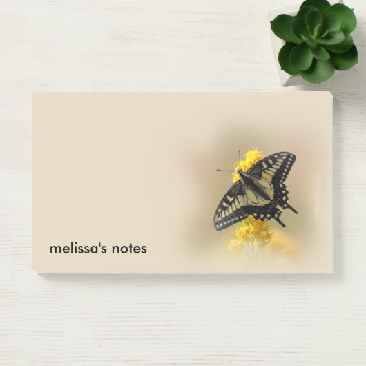 Mooie Anise Swallowtail Butterfly in the Sun Post-it® Notes (Kantoor)