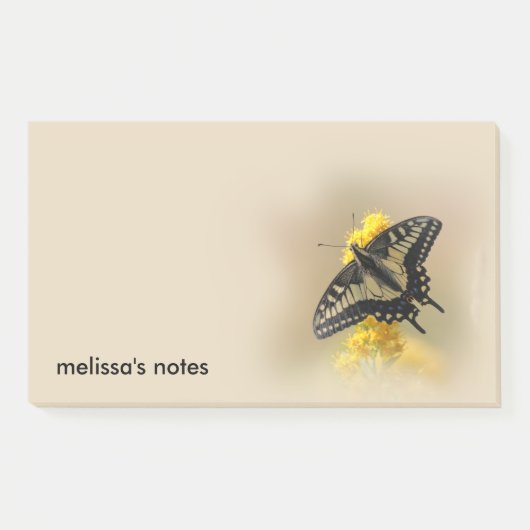 Mooie Anise Swallowtail Butterfly in the Sun Post-it® Notes (Voorkant)