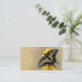Mooie Anise Swallowtail Butterfly in the Sun Visitekaartje (Staand voorkant)