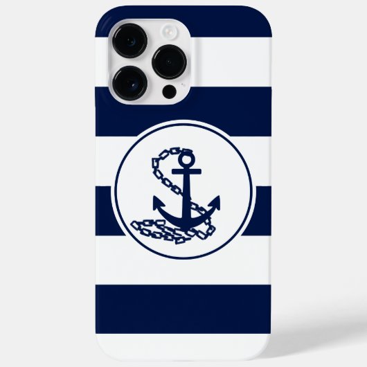 Mooie Anker Symbool Nautische Stijl iPhone Case (Achterkant)